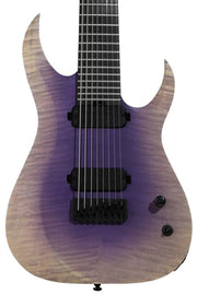 John Browne Tao-8 8-string Electric Guitar - Ozone Burst by Schecter – Stainless Steel, Ozone Burst