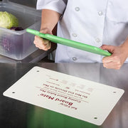 San Jamar 10" x 16" / White / 1 Cutting Boards