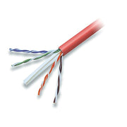 Cat6 Solid Bulk Ethernet Cable by Belkin – 1000 Foot, Polyvinyl Chloride, red, Model A7L704-1000RD-P