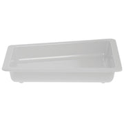 Serving Bowl Display Bowl 1/2 Size White Melamine Edgeware Serving Bowl Display Bowl - 12" L x 12 3/5 W x 2" D by HUBERT – Melamine, White, Model H0145-WHITE