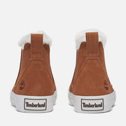 Women's Skyla Bay 2.0 Mid Warm Lined Sneaker by Timberland – Leather, Rust Suede, Model TB0A2AEW