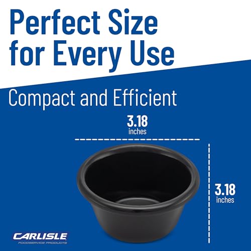 Carlisle FoodService Products Black / 3 oz / 1 Ramekins