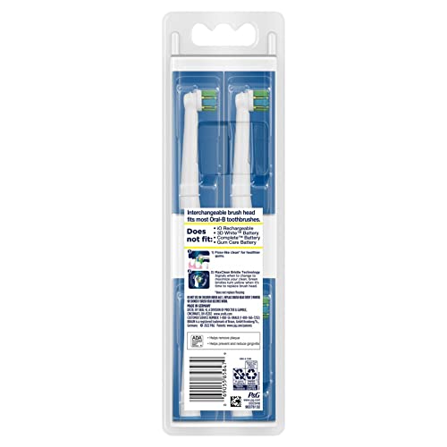 Oral-B White / 1 Count (Pack of 6) / 1 Toothbrush Replacement Heads