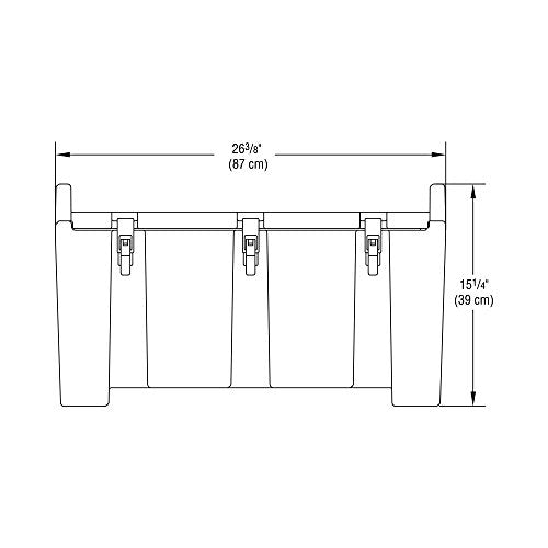 Cambro Dark Brown / 1 Insulated Food Jars