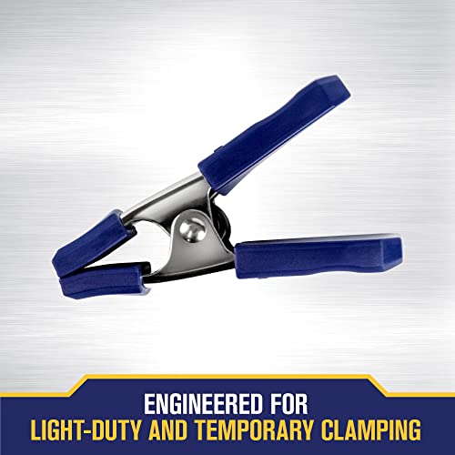 IRWIN 1-Inch (Pack of 2) / Blue / Modern Spring Clamps