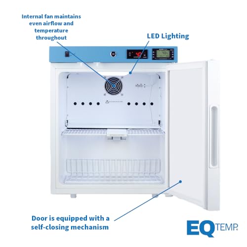 EQTemp Right Hand Door / 1.94 cu. ft. / White Lab Refrigerators