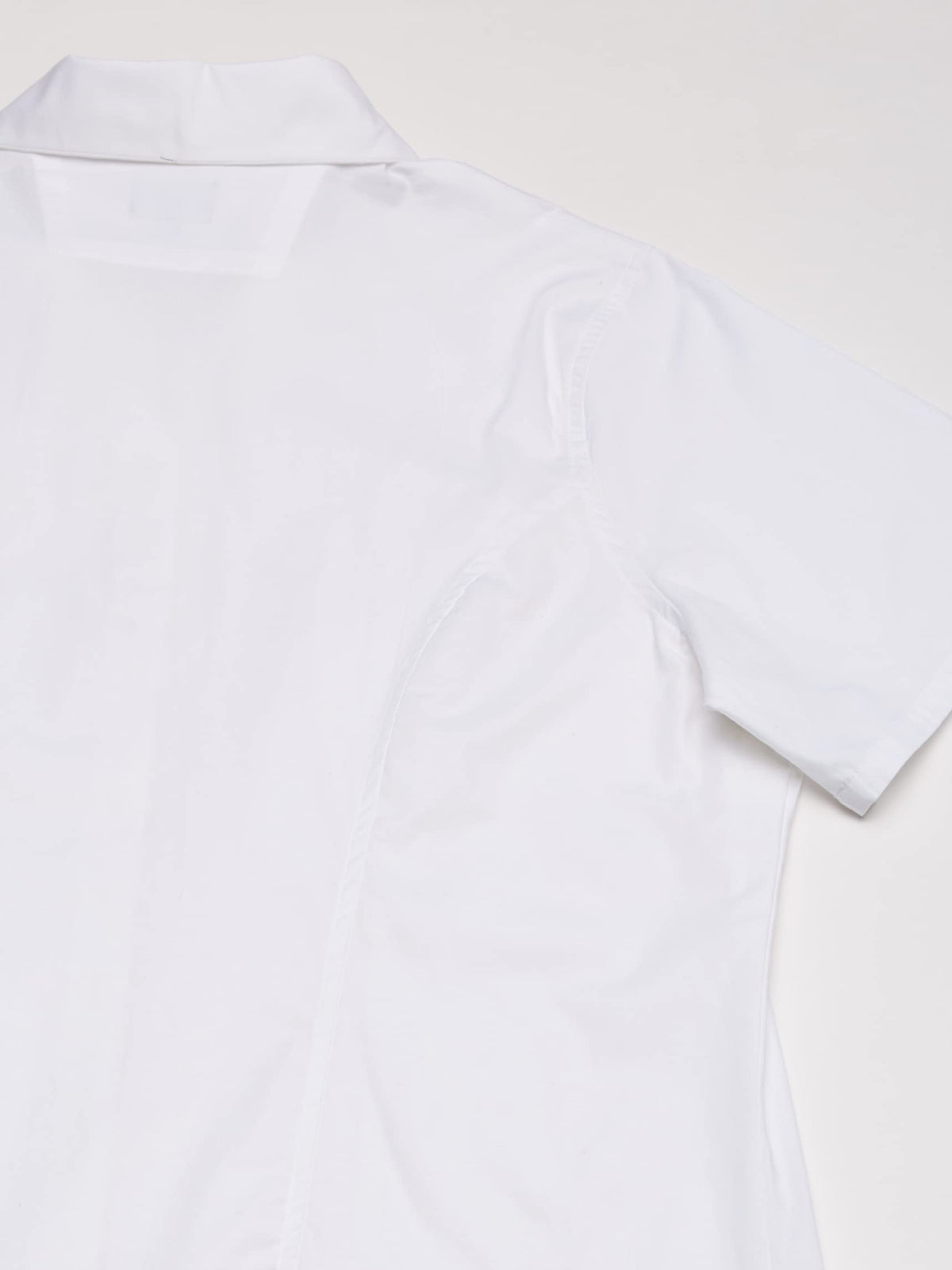 Junior's Short Sleeve Work Shirt – Cotton, White, Model E9385JL