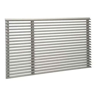 Uni-Fit Outdoor Architectural Louver - Clear Anodized by Friedrich – aluminum, Gray, Model UXAA