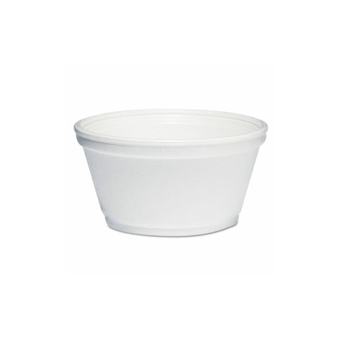 Dart 8SJ20 Foam Container, 8oz, White (Case of 1000)