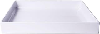 G.E.T. Enterprises M12152-W 15" x 12" White Melamine Pan Rectangular