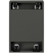 Hirsh Industries Dark Coal / Modern / 21.75" H x 15" W x 19.88" D Mobile File Cabinets