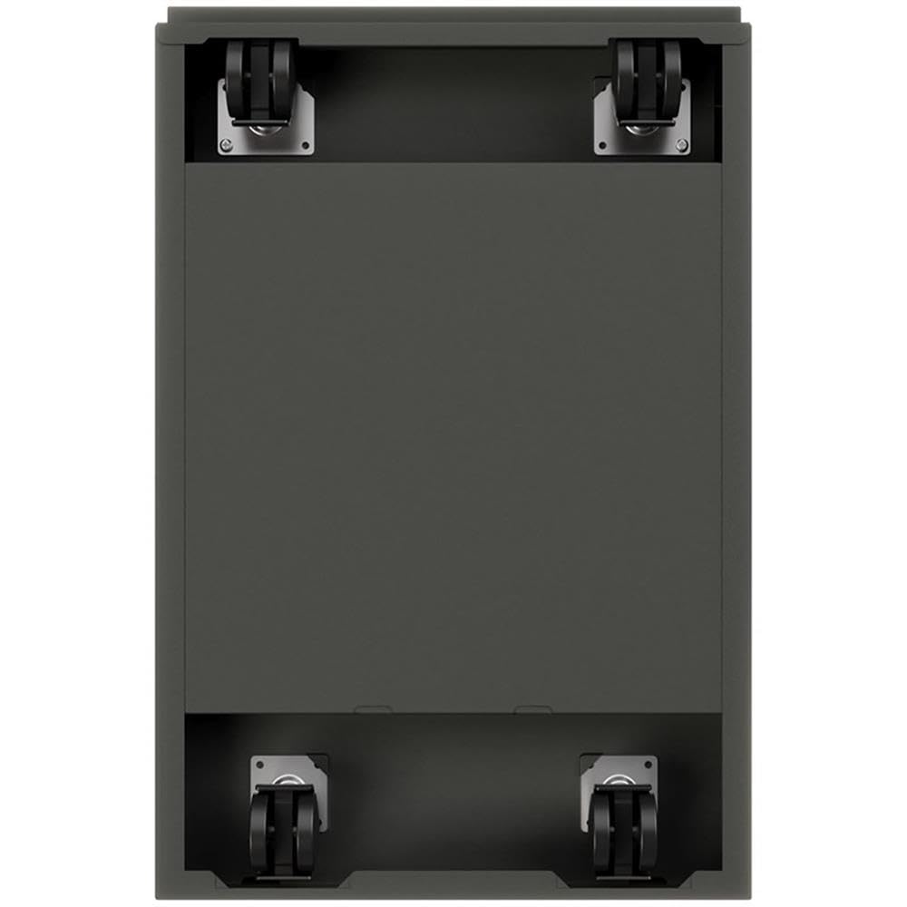 Hirsh Industries Dark Coal / Modern / 21.75" H x 15" W x 19.88" D Mobile File Cabinets
