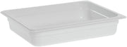 Cambro White Camwear Half Size Food Pan, 2-1/2" H