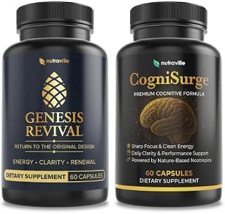 Pineal Gland Activation & Nootropic Brain Supplement Stack, Memory | Focus & Cognitive Clarity, Shilajit, Lion's Mane & Sacred Botanicals, Genesis Revival + CogniSurge
