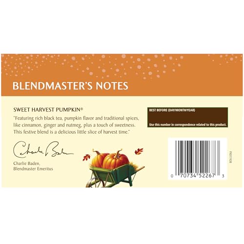 Celestial Seasonings Sweet Harvest Pumpkin / 18 Count (Pack of 5) / 1 Black
