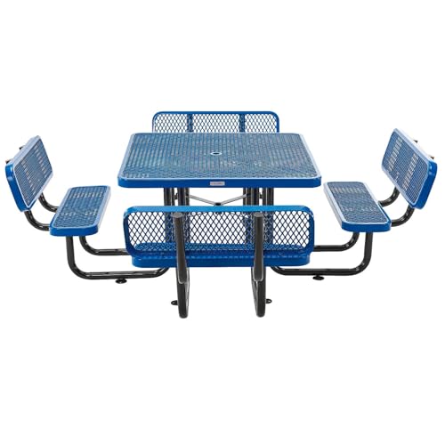 Global Industrial Blue / Onesize / Industrial Picnic Tables