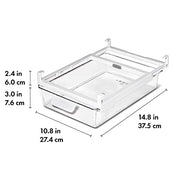 OXO 14-Inch (Pack of 4) / Clear / 14 in Undershelf Kitchen Storage & Organization Accessories