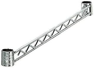 QUANTUM STORAGE SYSTEMS Hang Rails for Wire Shelving Kit, NSF, Chrome