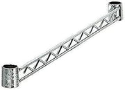 Quantum Food Service HB48S Hang Rails for Wire Shelving Kit, NSF, Stainless