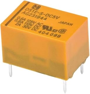 Panasonic DS1E-S-DC5V Signal Relay, 5 VDC, SPDT, 2 AMP, DS Series, Through