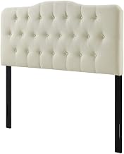 Furnifact Upholstered Fabric Queen Headboard, Soft Padded Design, Durable Construction, Enhances Bedroom Decor, Easy Installation, Stylish, Comfortable