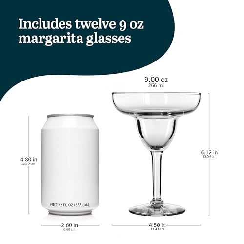 Libbey Margarita Stemed 12 / 9 oz / Party Set Margarita Glasses