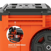 KLEIN TOOLS Rolling / Orange / 250.0 pounds Tool Boxes