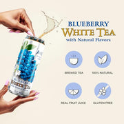 AriZona Blueberry White Tea / 22 Fl Oz (12 Pack) / 12 Iced Tea