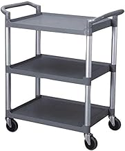 Thunder Group PLBC3316G Bus Cart 3 Tier Gray (1 Each)