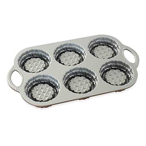 Tea Cake Baking Tray by Nordic Ware – 2.5 Cup Capacity, Aluminum, Toffee, Model 54393AEU
