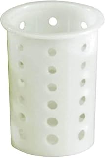 Vollrath Flatware Cylinder,3 3/4 x 5 5/8 in,White 52642-1 Each