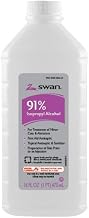 Vi-Jon Swan 91% Isopropyl Rubbing Alcohol, 16 fl oz