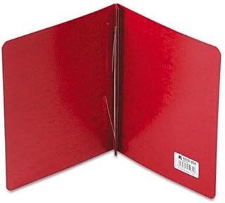 ACCO Brands ACCO 25079 Presstex Report Cover, Prong Clip, Letter, 3quot; Capacity, Executive Red