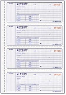 Rediform RED8L806 Money Receipt Book