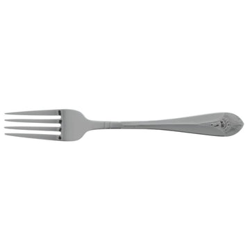 Peacock Extra Heavyweight 18/8 Stainless Steel Dinner Fork by Winco – Stainless Steel, Silver, Pack of 12, Model 0031-05