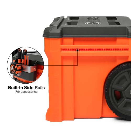 KLEIN TOOLS Two Drawer Rolling Toolbox / Orange / 250.0 pounds Tool Boxes