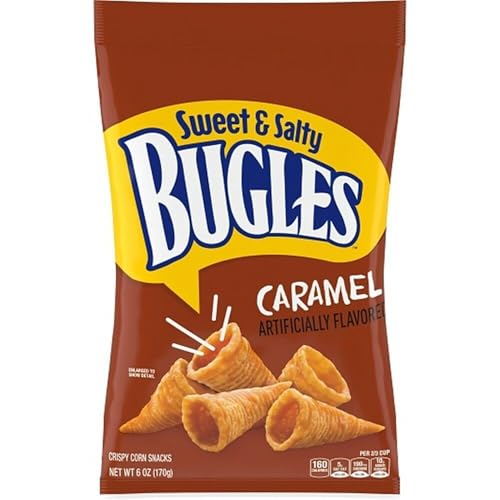 Bugles Salted Caramel / 6 Ounce (Pack of 4) / 4 Corn