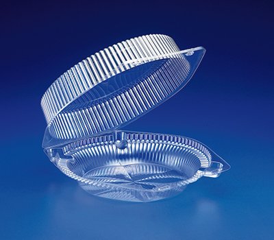 Inline SLP120 10 in. Deep Pie Container44; Clear - Case of 200