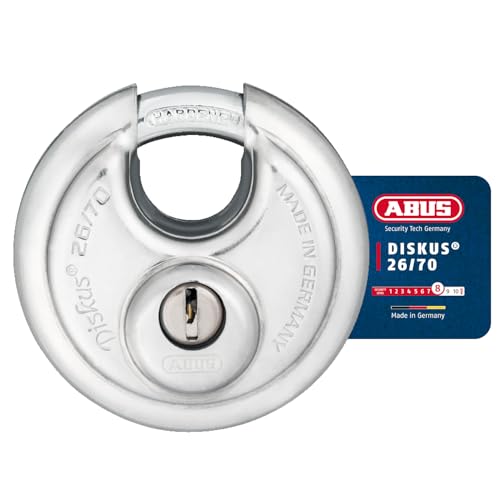 ABUS 90x190cm / Without security card / White Keyed Padlocks