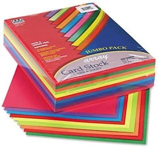 Pacon Array Card Stock CARD,STOCK,250/PK,AST T606B00 (Pack of4)