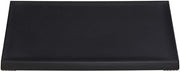 HUBERT Cerve Collection Black Melamine Replacement Top for Rectangular Riser - 10 1/2"L x 6 2/5"W