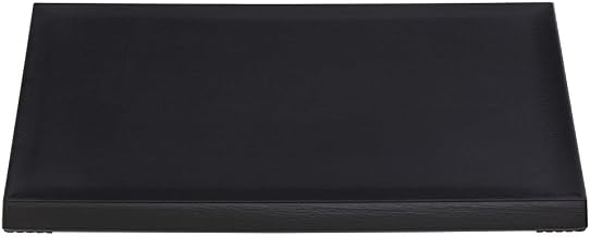 HUBERT Cerve Collection Black Melamine Replacement Top for Rectangular Riser - 10 1/2"L x 6 2/5"W