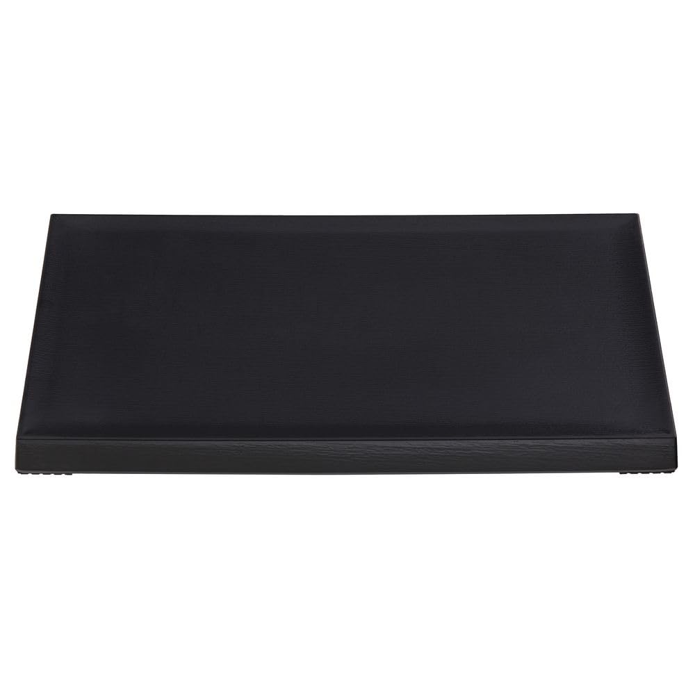 Cerve Collection Black Melamine Replacement Top for Rectangular Riser - 10 1/2"L x 6 2/5"W by HUBERT – Melamine, Black, Model 98771