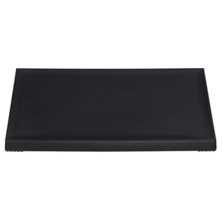 Cerve Collection Black Melamine Replacement Top for Rectangular Riser - 10 1/2"L x 6 2/5"W by HUBERT – Melamine, Black, Model 98771
