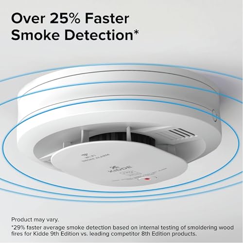 Kidde AA Battery Powered / Smoke Detector / 5 Inches Smoke Detectors & Fire Alarms