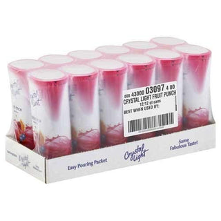 Fruit Punch Drink Mix by Crystal Light – Pack of 12