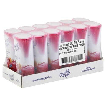Fruit Punch Drink Mix by Crystal Light – Pack of 12
