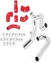 MMICP-EVO-01RD Intercooler Pipe Kit Compatible With Mitsubishi Lancer Evo 7/8/9 2001-2007 Red