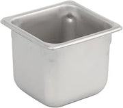 S/S 1/6 Size Pan, 6" H