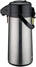 AP-819 - Glass Lined Airpot with Lever Top, Stainless Steel Body - 1.9 Liter